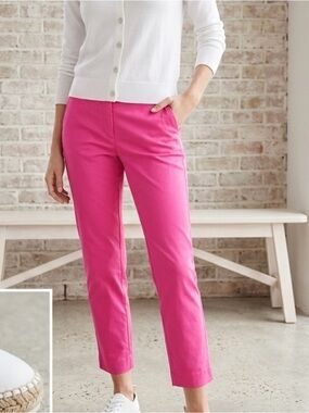 Prada Straight Leg Cropped summer cotton pants